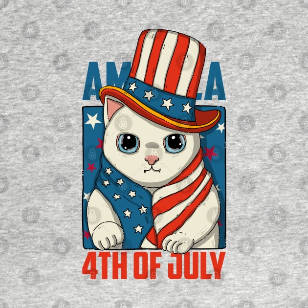 America 4th Of July by Japanese Neko